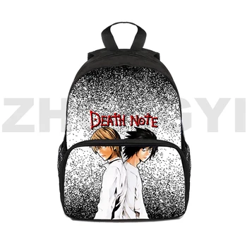 Sıcak Karikatür 12/16 İnç Mini Çanta 3D Anime Ölüm Notu Sırt Çantaları Çocuk Çocuk Shinigami Ryuk Japonya Anaokulu okul çantası Seyahat 18