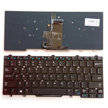 Dizüstü İngilizce klavye değiştirme düzeni Dell latitude 3340 için e3340 e5450 e7450 arkadan aydınlatmalı klavye 17