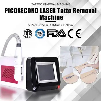 Taşınabilir Pico Lazer Picosecond Nd Yag Lazer Makinesi Dövme Temizleme Makineleri