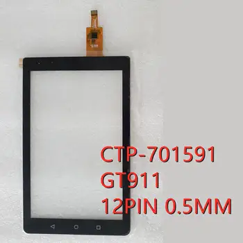 Yeni dokunmatik ekran siyah P / N CTP-70591 Araba GPS navigasyon radyo dokunmatik ekran paneli tamir ve yedek parçalar 17