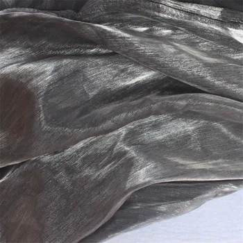 Lace70-Koyu Gri 3meters Yüksek Dereceli Parlaklık Performansı Parti Düğün Gece Elbisesi İplik Kadın Elbise Kumaş Cutain Kumaşlar