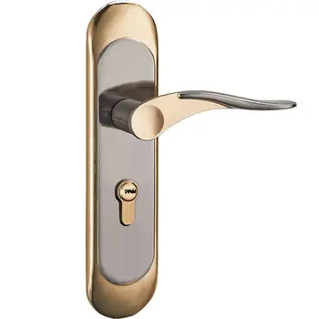 Yeni Kapalı Ev Kapı Kolu İle Ev İçin Güvenlik kilit anahtarı Seti Alüminyum Alaşımlı 9