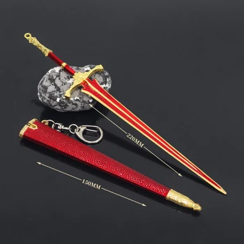 Elden Yüzük Silah Kraliyet Kılıç Şövalye Oyunu Anahtarlık Silah Alaşım Kılıç Kelebek Bıçak Katana Figürleri Modeli Hediyeler Çocuk Oyuncakları 17