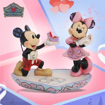 Disney Mickey Çevre Hakiki Mickey Mouse Süsler Doğum Günü sevgililer Günü İtirafı Süsler Anime figürü Oyuncak Hediyeler 19