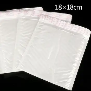 50 Adet Beyaz İnci Filmi Kabarcık Zarf posta çantaları Anti-şok Anti-basınç Su Geçirmez Ambalaj hediye keseleri