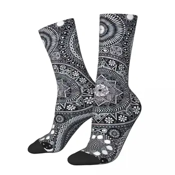 Mandala Buket Yetişkin Çorap 3D Baskı Unisex Çorap Erkek Çorap Kadın Çorap