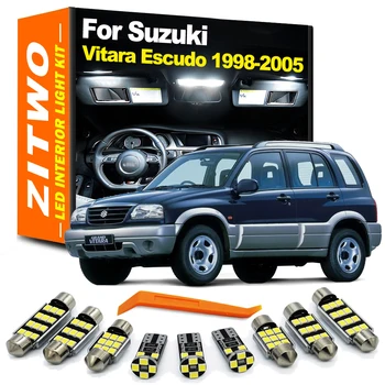 12 Adet LED İç Dome Harita Ampul Kiti Suzuki Grand Vitara Escudo İçin 1999 2000 2001 2002 2003 2004 2005 Okuma Lambası Canbus