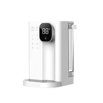 T2 ev elektrikli su ısıtıcısı LCD ekran dijital 2.8 L taşınabilir su ısıtıcı su pompası masaüstü anında ısı su sebili 9