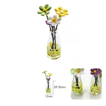 Çiçek Vazo Gerçekçi Narin Aşınmaya dayanıklı Bebek Evi Minyatür Vazo