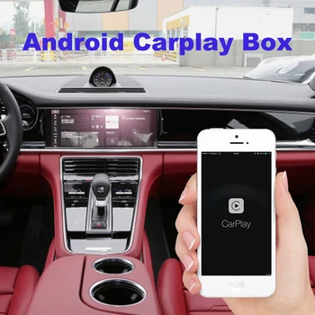 Kablosuz Carplay Kutusu Porsche Panamera Turbo İçin Android otomatik Sesli Navigasyon Video oyuncu dokunmatik ekranı Araba Sürüş Bilgelik Kutusu 2