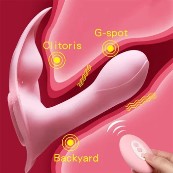 Kablosuz Uzaktan Görünmez Giyilebilir Vibratörler Kadın Klitoris Dil Yalama Vajina Külot Stimülatörü Yetişkin Seks Oyuncakları Kadınlar için