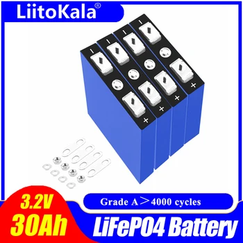 LiitoKala Lifepo4 3.2 V 30Ah şarj edilebilir pil Hücresi Lityum Demir Fosfat Monomer Scooter E-bisiklet İçin Enerji Depolama Pil 9