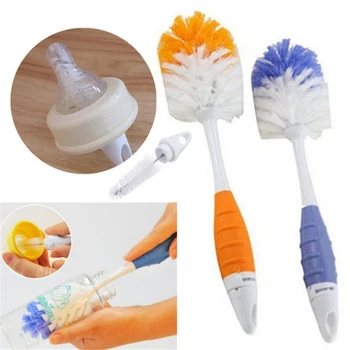 Biberon fırçaları Temizleme Çocuklar Süt Besleme Şişe Meme Emzik Meme Emzik Tüp Temizleme fırça setleri 8