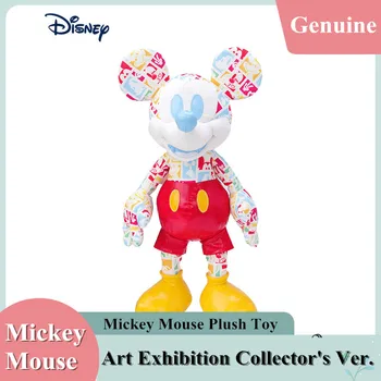 39 CM Hakiki Disney Mickey Mouse Sanat Sergisi koleksiyoncu Ver.Bebek peluş oyuncak Figürler Sınırlı Sayıda Moda Peluche