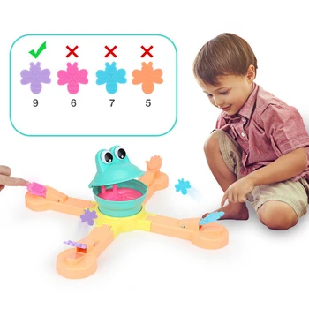 Çocuklar Projeksiyon oyuncak Komik Besleme kurbağalar yemek bisküvi, çocuk manuel, eğitici oyuncaklar, elektrikli oyuncaklar Aile Parti Oyunu 4