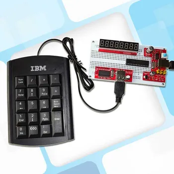 USB Klavye Hesap Makinesi Üretim Kiti 51 Tek çipli öğrenme kartı CH376 Geliştirme Kurulu Kaynak Kodu Simülasyon 1