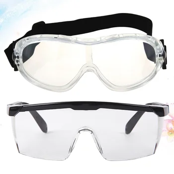 2 adet Anti-spittle Rüzgar Geçirmez Sürme Gözlük Anti-Sis Gözlük Gözlük