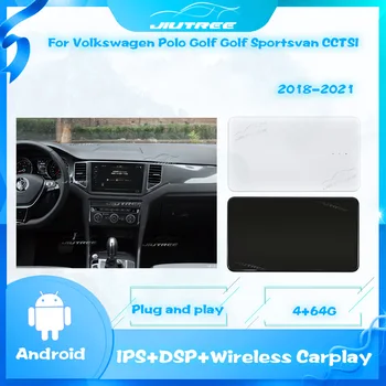 Android Aı adaptörü Volkswagen Polo Golf İçin Golf Sportsvan CCTSI 2018-2021 Android Otomatik Carpaly Aı Kutusu Google Tv Kutusu 7