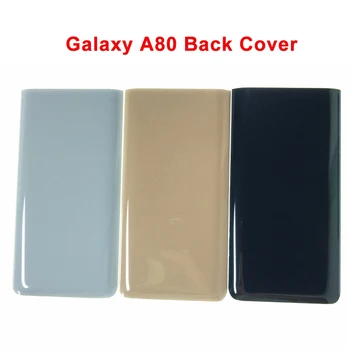 10 Adet Samsung Galaxy A80 A90 Orijinal Cam Pil Kapağı Değiştirme arka kapak Koruyucu Kılıf 1