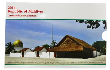 Resmi Ambalaj bir Dizi 7 Maldivler Paraları 2007-2012 100 % Otantik Orijinal Sikke Koleksiyon UNC