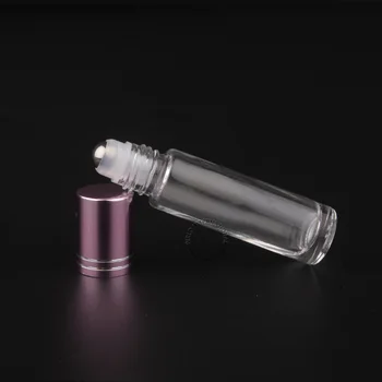 Makyaj Araçları Kadınlar İçin 20x10 ml/10cc Cam parfüm şişesi Üzerinde rulo Şeffaf uçucu yağ Şişeleri Küçük Deodorant Kapları 7