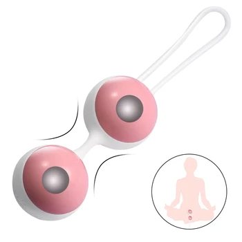 Silikon Vajina Topu Hiçbir Vibratör Akıllı Kegel Topu Ben Wa Topu Vajina Sıkın Egzersiz Makinesi Geyşa Topu Kadın Seks Oyuncak