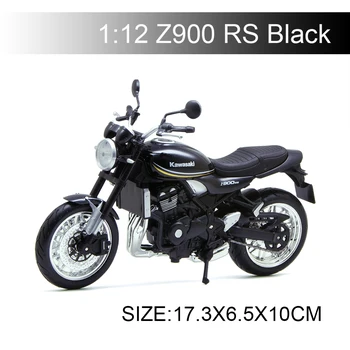 Maisto 1:12 Kawasaki Z900RS Siyah 1: 12 ölçekli Motosiklet Diecast Metal Bisiklet Minyatür Yarış Oyuncak Hediye Koleksiyonu İçin 11