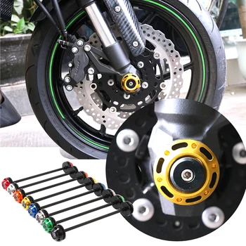 Motosiklet CNC alüminyum alaşım modifiye Ön Aks Çatal Kazasında Kaymak Tekerlek Koruyucu Fit Için Kawasaki Z800 Z1000 2013 2014 2015 10
