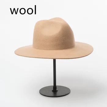 Yün 2021 Fedora Şapka Yün Üst Yün Caz silindir şapka Moda Keçe silindir şapka kadın kova şapka erkek Şapka 6