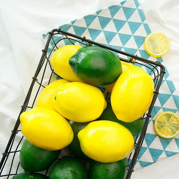 3 adet Simülasyon meyve limon gıda fotoğraf sahne gıda fotoğraf sahne arka plan dekorasyon fotoğraf sahne 6