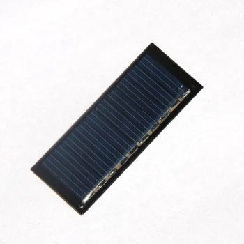 BUHESHUI 500 adet 0.13 W 5 V Mini Güneş Pili Polikristal DIY güneş paneli modülü Oyuncak pil şarj cihazı Için 3.7 V Çalışma Epoksi 50 * 20 MM