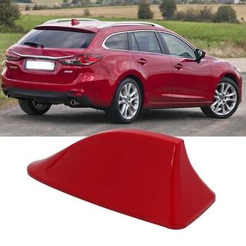 GİZLİLİK Mazda 3 6 2014-2021 İçin Araba Çatı Köpekbalığı Yüzgeci Dekoratif Hava Anten Kapak Sticker Taban Çatı Sticker Araba SUV Van 5