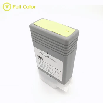 TAM renkli mürekkep kartuşu pfı-102 pfı 102 Sarı için uyumlu iPF500 iPF510 iPF600 iPF605 iPF610 iPF650 iPF655 yazıcı 7