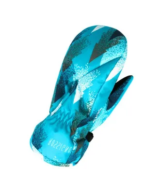Kalın parmaksız kayak eldivenleri 3-6 yaş çocuklar için mavi çocuklar kaykay kayak eldivenleri pembe su geçirmez 10k nefes