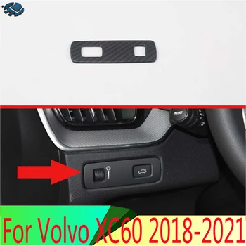 Volvo için XC60 2018-2021 Karbon Fiber Stil Kafa ışık anahtarı Düğmesi Kontrol Paneli Kapak Trim Çerçeve 11