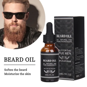 30Ml sakal uzatma uçucu yağ Doğal Etkili Sakal Besleyici Sıvı Erkek Sakal Bakım Ürünleri 13