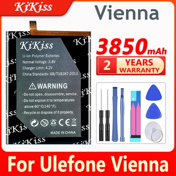 KiKiss 3850mAh Yedek Pil viyana Ulefone Viyana İçin Akıllı Telefon Bateria ACCU 12