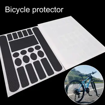 Anti-scratch Çok Fonksiyonlu Çok Fonksiyonlu Bisiklet Ön Çatal Koruyucu Sticker Dağ Bisikleti için 17