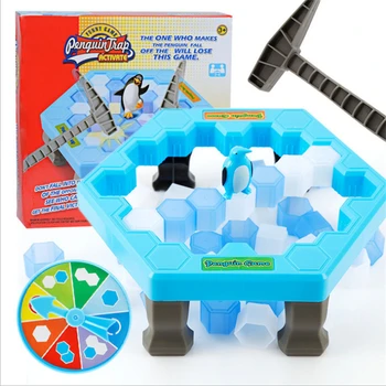 Kırma Buz Penguen Tuzak Büyük Boy Buzkıran Kurulu Oyunu Yetişkin Çocuk Oyuncakları Masa Kazanan Aile Jeux Enfant Juegos De Mesa 3