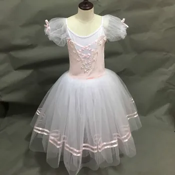 2021 Dancetree Disfraces de Ballet de Giselle para niñas y adultos, Vestido largo de bailarina, tutú de Ballet para actuaciones