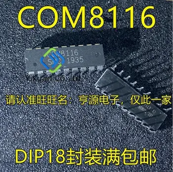 2 adet orijinal yeni COM8116 DIP18 pın arayüzü IC çift sıra çip 3