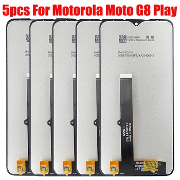 5pcs/çok Orijinal Motorola Moto G8 Oynamak XT2015 LCD Ekran Paneli Pantalla Matrix Dokunmatik Ekran İçin LCD Digitizer Cam Montaj 11