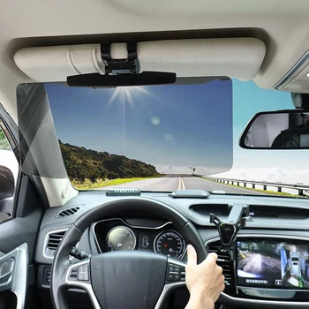 Araba Siperliği Uzantıları Otomotiv Parlama Önleyici Vizör Aynaları Araba Güneşlik Tüm Kamyonlar İçin Araba Ön Koltuk Sürücü Veya Yolcu 9