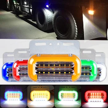 1 ADET 12V LED araba kamyon yan ikaz lambaları harici Sinyal Gösterge Lambası 9