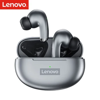 Orijinal lenovo LP5 kablosuz bluetooth kulaklık TWS Bluetooth kablosuz kulaklıklar HiFi Spor Oyun Kulaklık mikrofonlu kulaklık