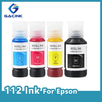 GACINK 112 T112 Pigment Mürekkep İçin Epson L6460 L6490 L6580 L6570 L6550 L15180 M15140 L15160 L15150 L11160 4