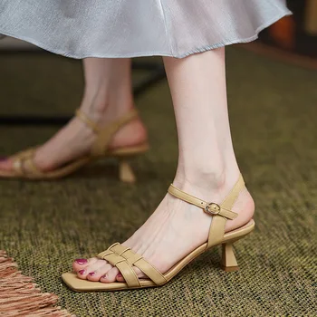 Bayanlar Yüksek Topuklu Sandalet Süper Hareket Düz Renk Sivri Burun Stilettos Düşük Üst Kaymaz rahat ayakkabılar 14