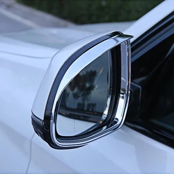 BMW için X3 G01 X4 G02 2018 2019 ABS Plastik Krom Araba dikiz aynası blok yağmur kaş Kapağı Trim Araba Styling aksesuarları 9