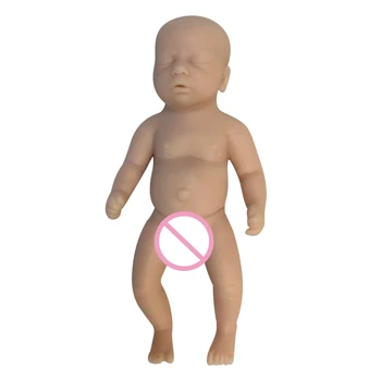 6in Simüle Reborn Yenidoğan Bebek Erken Eğitici Oyuncaklar DIY Kendi Bebek Bebek Silikon Beyaz Embriyo P31B 2