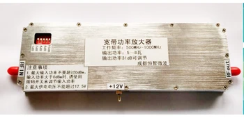 Yeni 500 MHZ-1000 MHz 5-8 watt geniş bant RF güç amplifikatörü 8